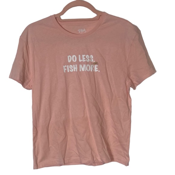 Huk Tops Huk Womens Size L Do Less Fish More T Shirt Nwot Poshmark